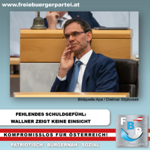 ÖVP VORARLBERG: FEHLENDES SCHULDGEFÜHL